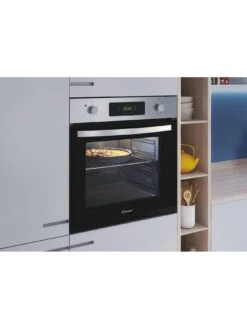 Candy FIDCX615 Built In 70 Litre, Multi-Function Oven With Aquactiva System - Black Glass With Stainless Steel -Appliance Pro V9CHV SQ5 0000000004 BLACK SLd3