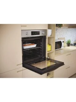 Candy FIDCX676 Built In 70 Litre, Multi-Function With Pyrolysis Programme - Black Glass With Stainless Steel -Appliance Pro V9CHX SQ4 0000000004 BLACK SLd2