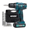 Mylek 18V Cordless Drill Driver 2 Speed With Carry Case -Appliance Pro V9G2F SQ1 0000000099 N A SLf