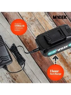 Mylek 18V Cordless Drill Driver 2 Speed With Carry Case -Appliance Pro V9G2F SQ4 0000000099 N A SLd2