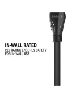 SANUS SAC-21HDMI4 Ultra High-Speed HDMI Cable, 4-meter -Appliance Pro V9G2P SQ3 0000000004 BLACK SLd1