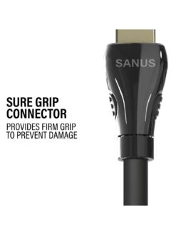 SANUS SAC-21HDMI4 Ultra High-Speed HDMI Cable, 4-meter -Appliance Pro V9G2P SQ4 0000000004 BLACK SLd2