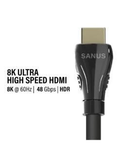 SANUS SAC-21HDMI4 Ultra High-Speed HDMI Cable, 4-meter -Appliance Pro V9G2P SQ6 0000000004 BLACK SLd4