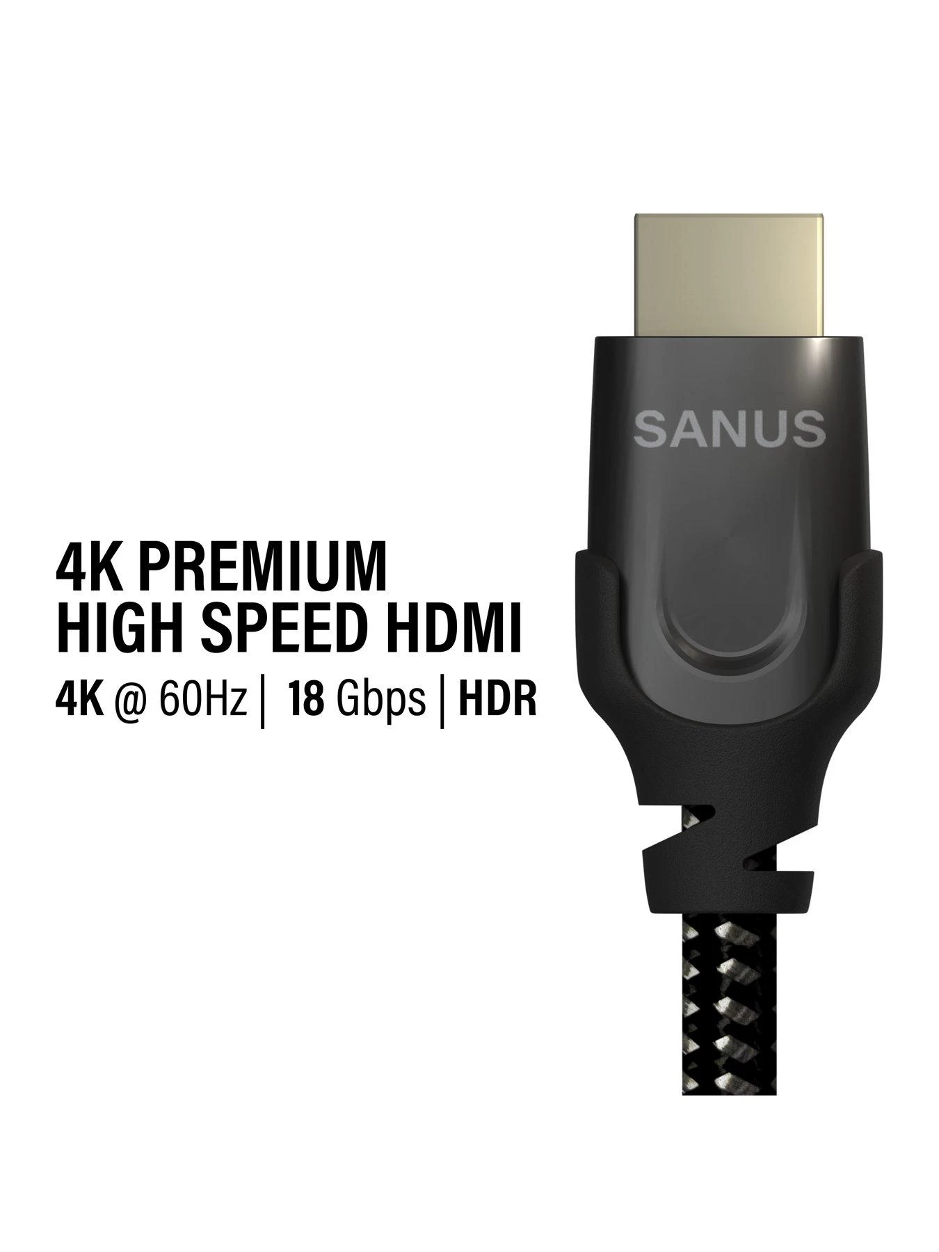 SANUS SAC-20HDMI1 Premium Certified High Speed HDMI Cable, 1-meter 7 SANUS SAC-20HDMI1 Premium Certified High Speed HDMI Cable, 1-meter - Image 5