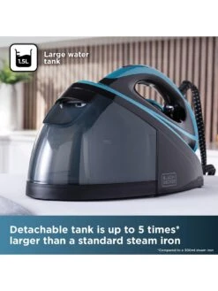 Black & Decker 2800W Steam Station - Aqua -Appliance Pro V9IA9 SQ6 0000000099 N A SLd4