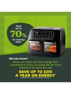 Tower Vortx 11L Dual Oven Air Fryer -Appliance Pro V9IAF SQ6 0000000099 N A SLd4