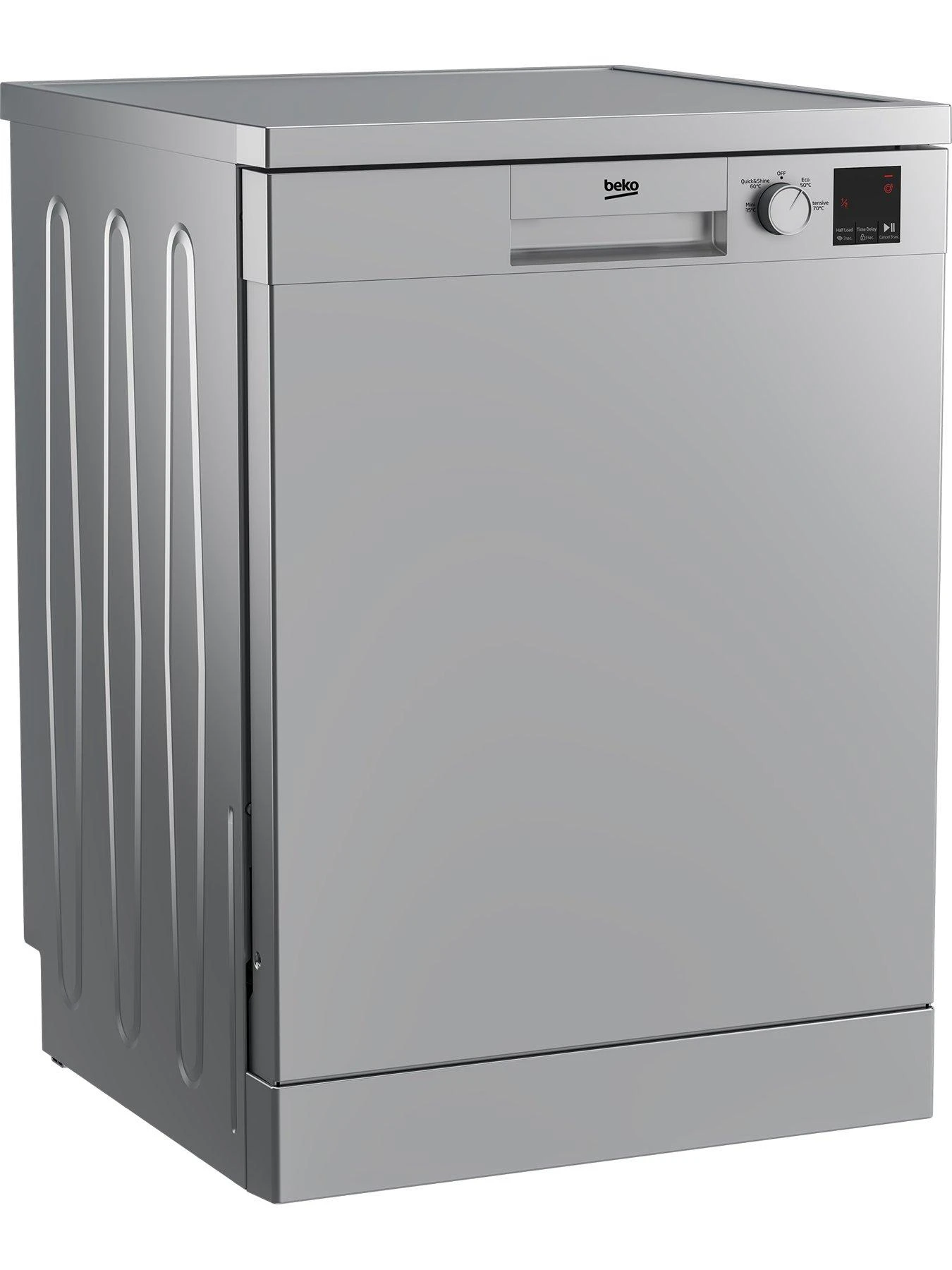 Beko DVN04X20S 13-Place Full Size Dishwasher - Silver 4 Beko DVN04X20S 13-Place Full Size Dishwasher - Silver - Image 2