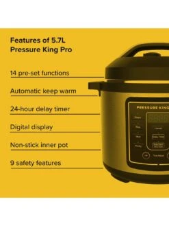 Drew & Cole Pressure King Pro 5.7L -Appliance Pro V9YTR SQ5 0000000139 CHROME SLd3