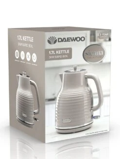 Daewoo Sienna 1.7L 3kW Jug Kettle - Taupe -Appliance Pro V9YUG SQ2 0000000088 NO COLOR SLd