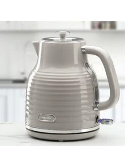 Daewoo Sienna 1.7L 3kW Jug Kettle - Taupe -Appliance Pro V9YUG SQ3 0000000088 NO COLOR SLd1