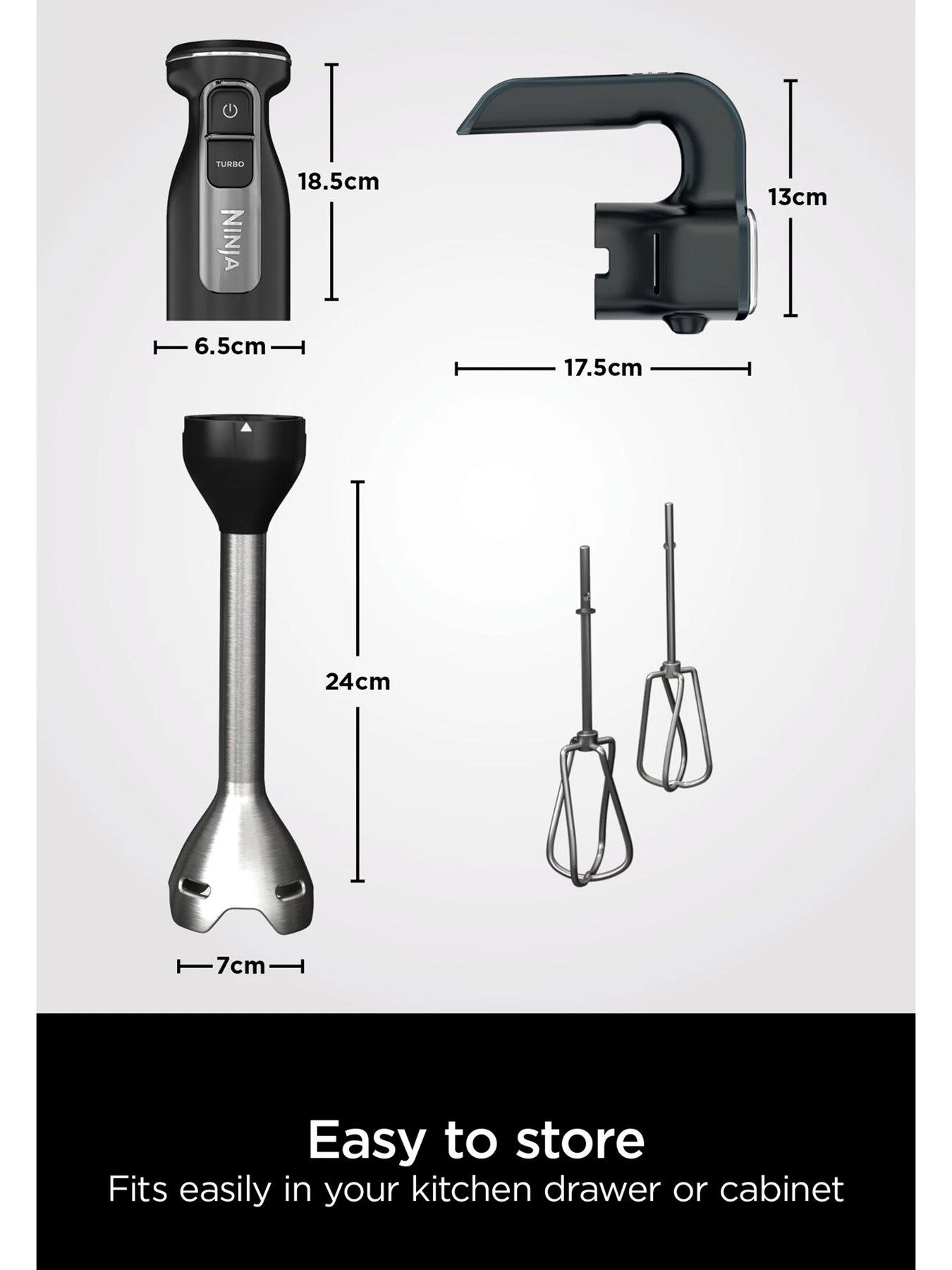 NINJA Foodi 2-in-1 Hand Blender & Mixer CI090UK 8 NINJA Foodi 2-in-1 Hand Blender & Mixer CI090UK - Image 6
