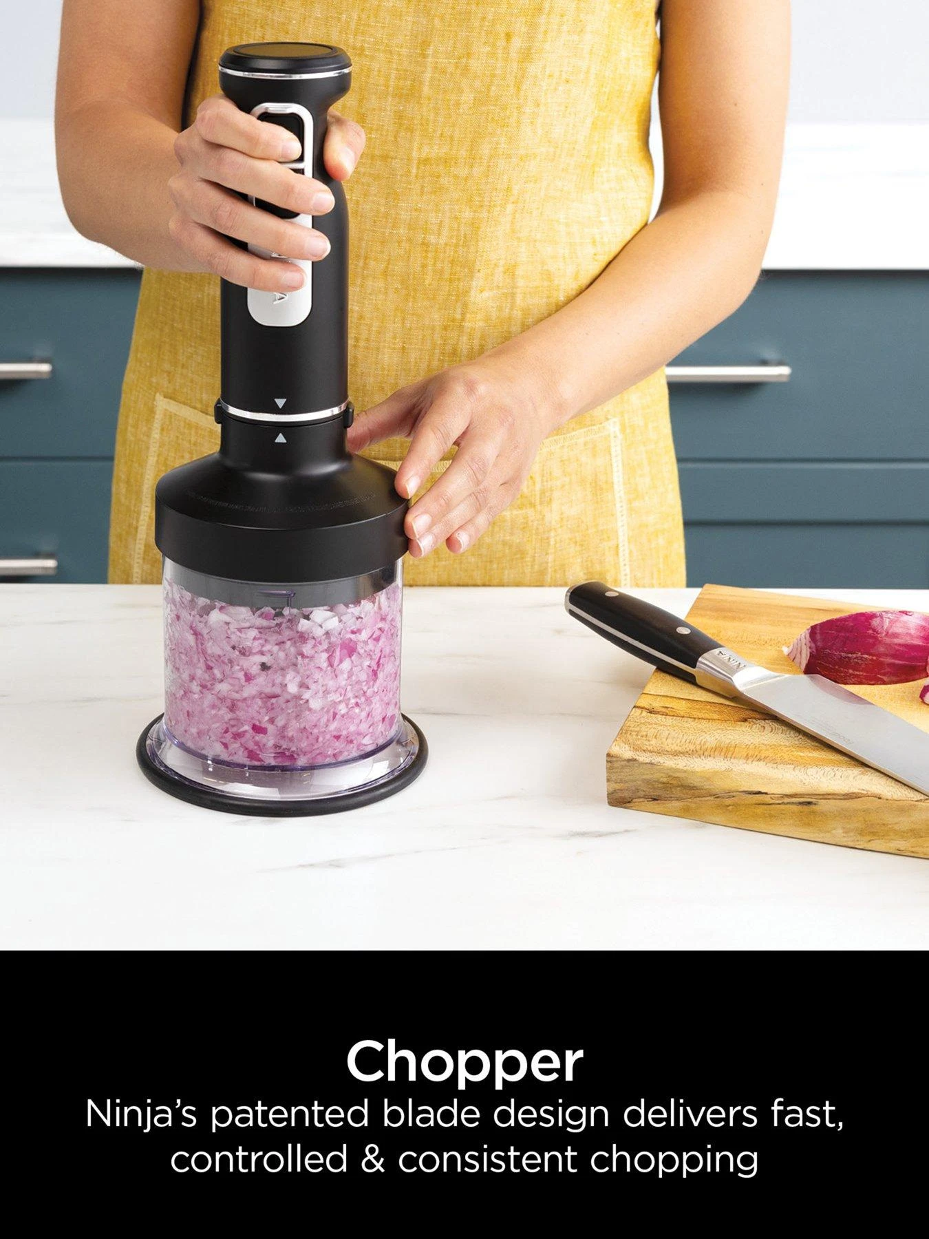 NINJA Foodi 3-in-1 Hand Blender, Mixer & Chopper CI100UK 5 NINJA Foodi 3-in-1 Hand Blender, Mixer & Chopper CI100UK - Image 3