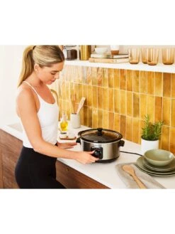 Morphy Richards 3.5L 460017 Slow Cooker - Brushed Stainless Steel -Appliance Pro VABW9 SQ5 0000000088 NO COLOR SLd3