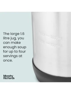 Morphy Richards 501022 Soup Maker - Stainless Steel -Appliance Pro VABWD SQ3 0000000088 NO COLOR SLd1