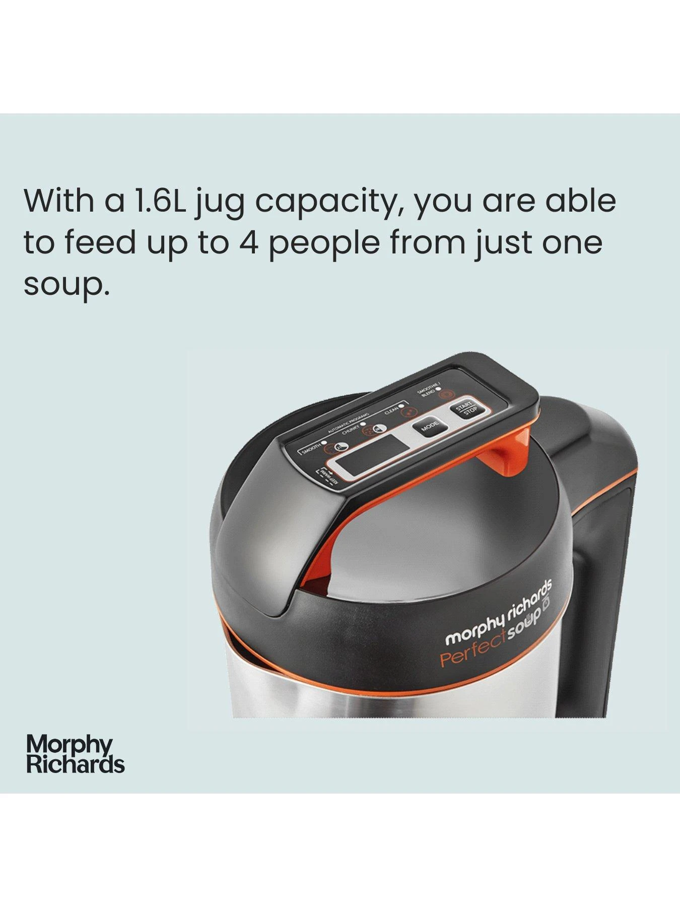 Morphy Richards Perfect 501025 Soup Maker - Stainless Steel 5 Morphy Richards Perfect 501025 Soup Maker - Stainless Steel - Image 3