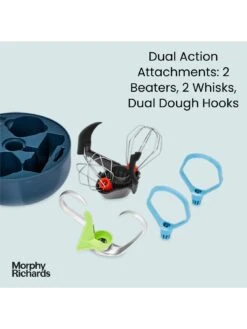 Morphy Richards MixStar 400520 Compact Stand Mixer - Grey 11 Morphy Richards MixStar 400520 Compact Stand Mixer - Grey -Appliance Pro VABWI SQ4 0000000088 NO COLOR SLd2