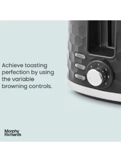 Morphy Richards Hive 220031 2-Slice Toaster - Black -Appliance Pro VABWZ SQ2 0000000088 NO COLOR SLd