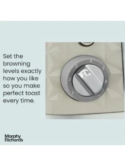 Morphy Richards Vector 248132 4-Slice Toaster - Cream -Appliance Pro VABX9 SQ2 0000000088 NO COLOR SLd