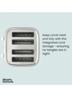 Morphy Richards Illumination 248022 4 Slice Toaster - Titanium 10 Morphy Richards Illumination 248022 4 Slice Toaster - Titanium -Appliance Pro VABXD SQ4 0000000088 NO COLOR SLd2