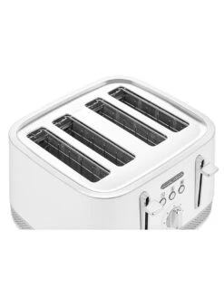 Morphy Richards Illumination 248021 4 Slice Toaster - White -Appliance Pro VABXF SQ3 0000000088 NO COLOR SLd1