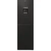 Candy CCT3L517FWBK 55cm Freestanding Fridge Freezer, Water Dispenser - Black -Appliance Pro VAF8Y SQ1 0000000004 BLACK SLf