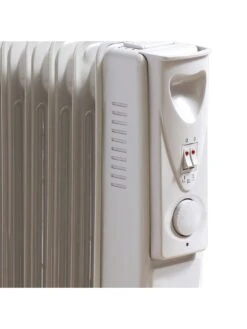 Daewoo 2000W 9-Fin Oil-Filled Radiator With Thermostat 10 Daewoo 2000W 9-Fin Oil-Filled Radiator With Thermostat -Appliance Pro VAH0E SQ4 0000000088 NO COLOR SLd2