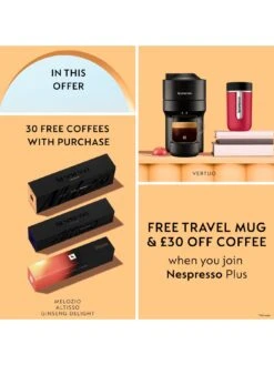 Nespresso Vertuo Pop 11729 Coffee Machine By Magimix - Black -Appliance Pro VAI0W SQ6 0000000004 BLACK SLd4