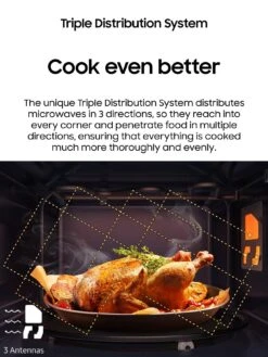 Samsung Glass Front MS23T5018AC/EU 23 Litre Solo Microwave - Charcoal 12 Samsung Glass Front MS23T5018AC/EU 23 Litre Solo Microwave - Charcoal -Appliance Pro VALD1 SQ4 0000000088 NO COLOR SLd2