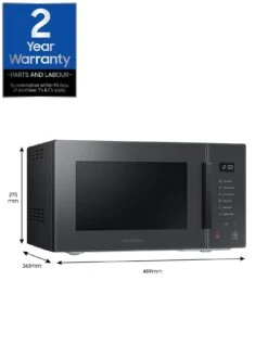 Samsung Glass Front MS23T5018AC/EU 23 Litre Solo Microwave - Charcoal 15 Samsung Glass Front MS23T5018AC/EU 23 Litre Solo Microwave - Charcoal -Appliance Pro VALD1 SQ7 0000000088 NO COLOR ICf