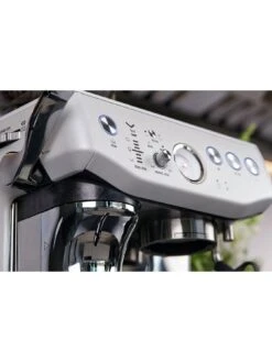 Sage The Barista Express Impress Coffee Machine - Sea Salt -Appliance Pro VB68A SQ3 0000016827 NEUTRALS SLd1