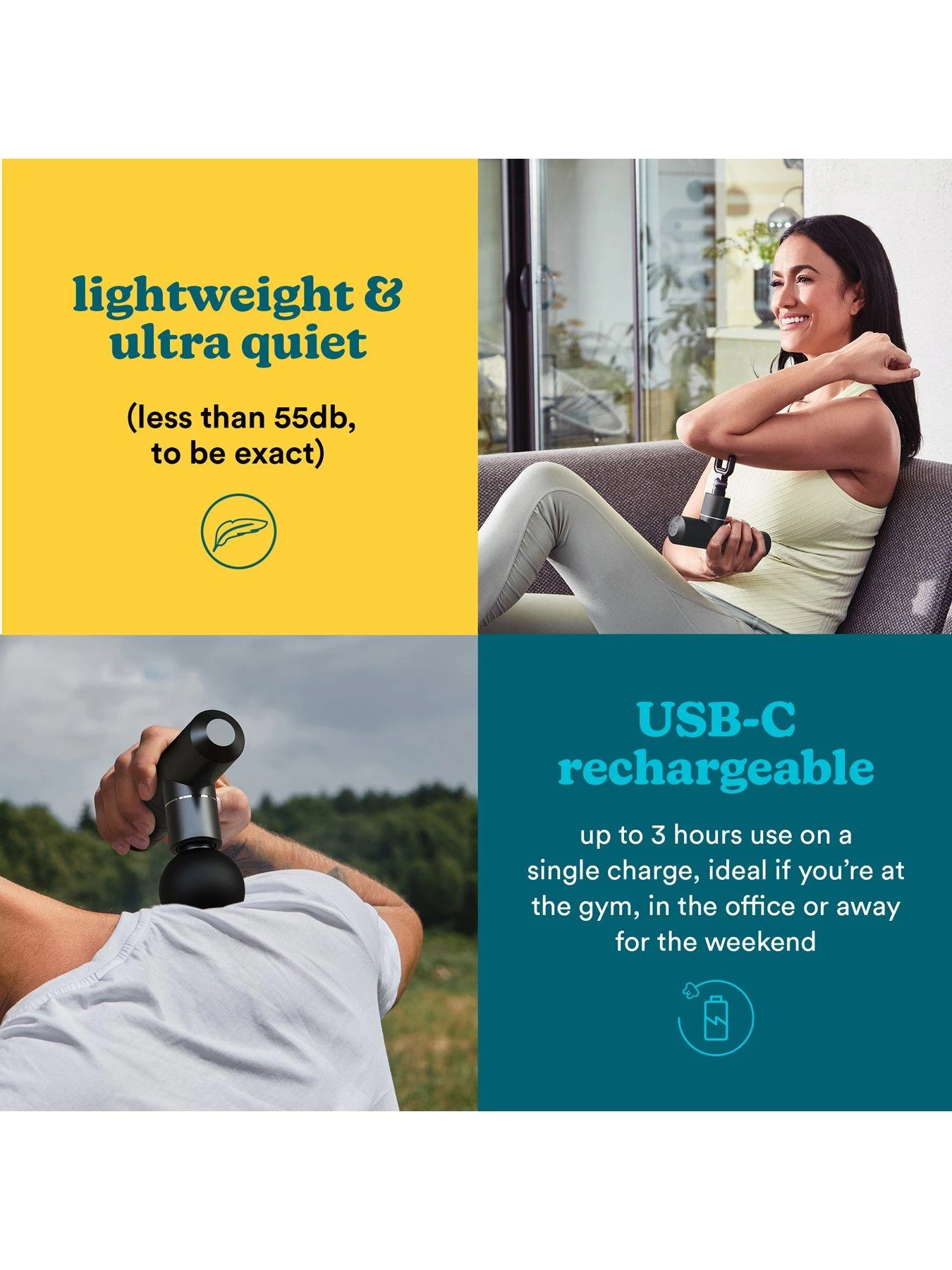 Homedics MyTi Compact Massage Gun - Anthracite 9 Homedics MyTi Compact Massage Gun - Anthracite - Image 7