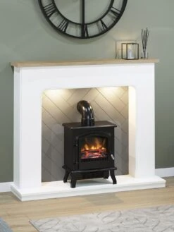Be Modern Be Modern Sennen Inglenook (Electric Stove & Flue) -Appliance Pro VBMNM SQ2 0000000099 N A SLd