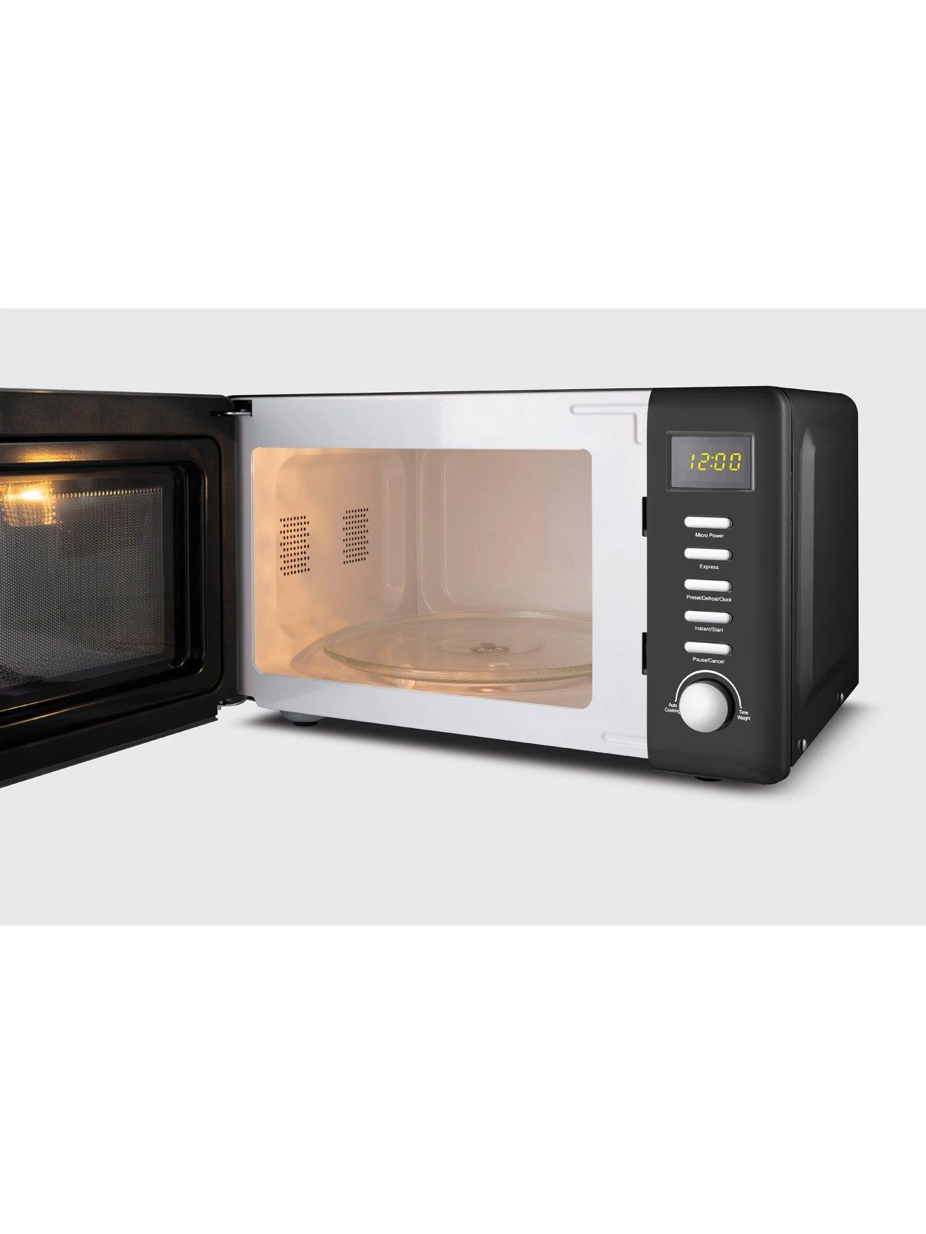 Beko 20L 800W Retro Compact Microwave In Black 5 Beko 20L 800W Retro Compact Microwave In Black - Image 3