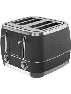 Beko Cosmopolis 4 Slice Toaster Black And Chrome -Appliance Pro VBRZE SQ3 0000000004 BLACK SLd1