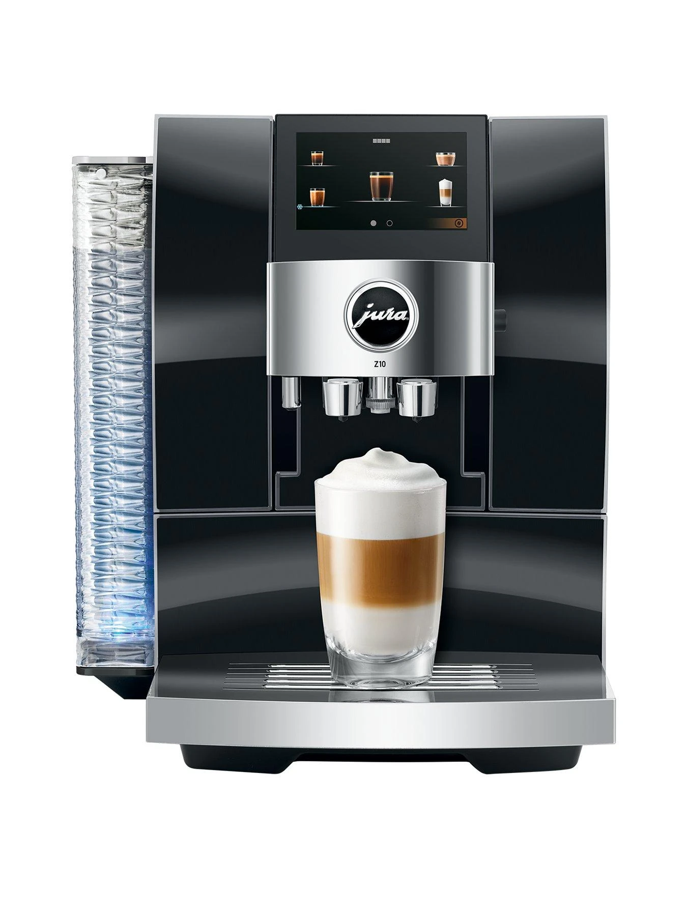 Jura Z10 15423 Bean To Cup Coffee Machine - Diamond Black 3 Jura Z10 15423 Bean To Cup Coffee Machine - Diamond Black