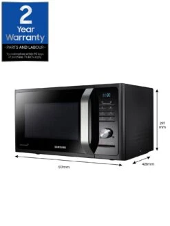 Samsung MS28F303TFK/EU Solo 28-litre, 1000-watt Microwave - Black 9 Samsung MS28F303TFK/EU Solo 28-litre, 1000-watt Microwave - Black -Appliance Pro VCMXR SQ7 0000000088 NO COLOR ICf