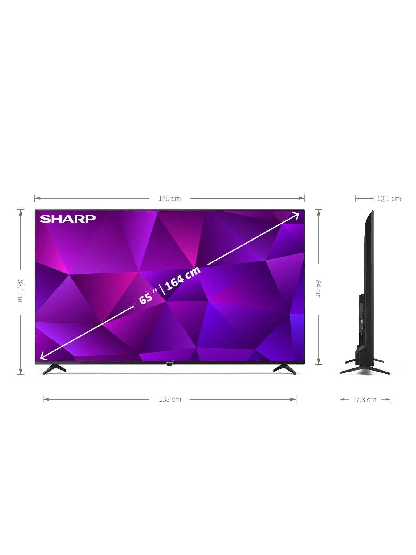 Sharp 65FN4KA, 65 Inch, 4K Ultra HD, Frameless, Android TV 7 Sharp 65FN4KA, 65 Inch, 4K Ultra HD, Frameless, Android TV - Image 5