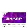 Sharp 50FN4KA, 50-inch, 4K Ultra HD, Frameless Android TV -Appliance Pro VCZQX SQ1 0000000004 BLACK SLf