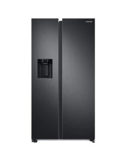 Samsung Series 8 RS68A884CB1/EU American-Style Fridge Freezer With SpaceMax™ Technology - C Rated - Black Stainless Steel
