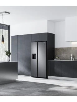 Samsung Series 8 RS68A884CB1/EU American-Style Fridge Freezer With SpaceMax™ Technology - C Rated - Black Stainless Steel -Appliance Pro VDEF6 SQ3 0000000004 BLACK SLd1