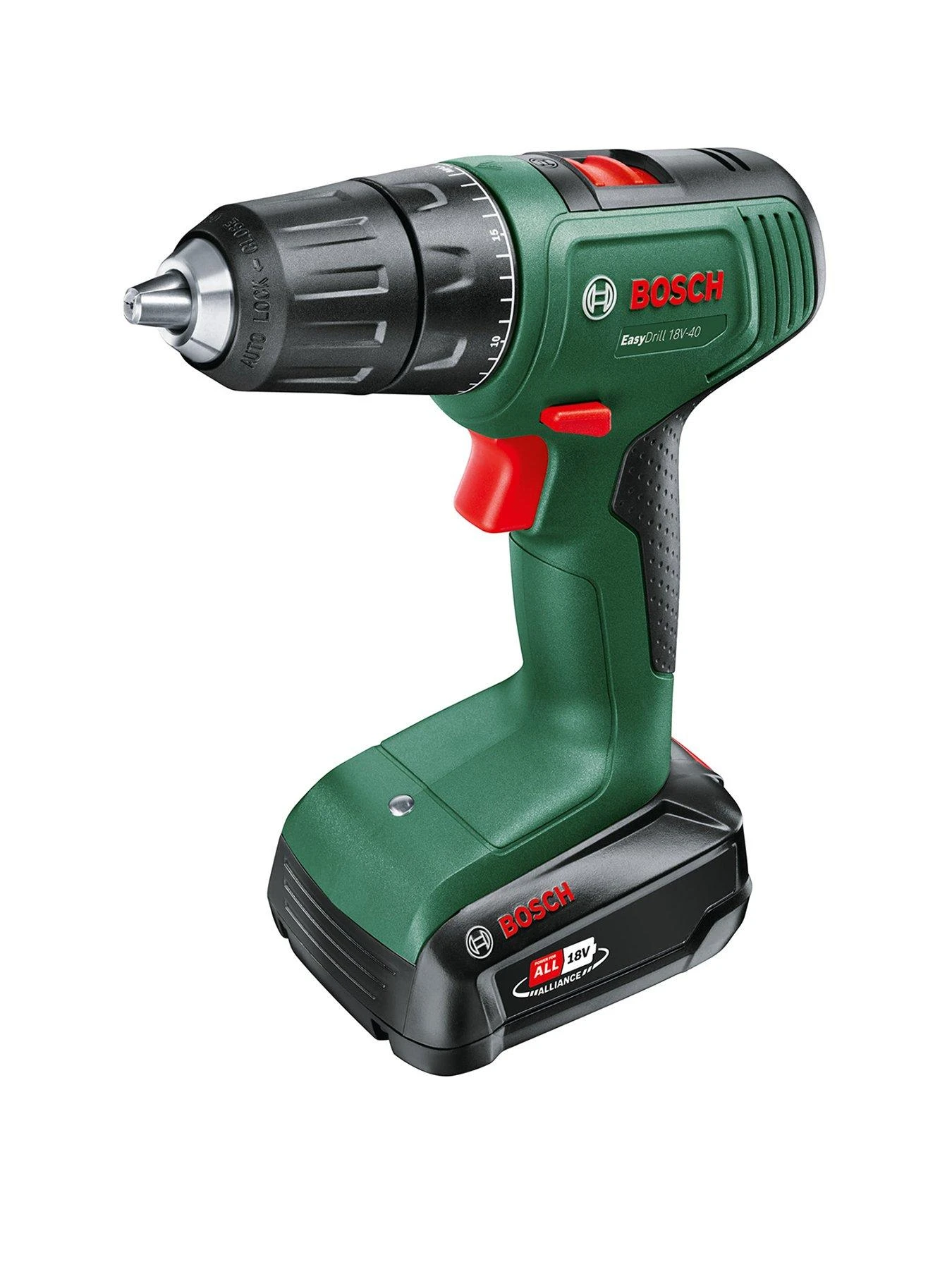 Bosch EasyDrill 18V-40 Cordless Drill Driver With 1x 1,5Ah Battery 3 Bosch EasyDrill 18V-40 Cordless Drill Driver With 1x 1,5Ah Battery
