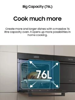 Samsung Series 4 Dual Cook NV7B44205AS/U4 Electric Smart Oven - Stainless Steel -Appliance Pro VE73I SQ5 0000000166 STAINLESS STEEL SLd3