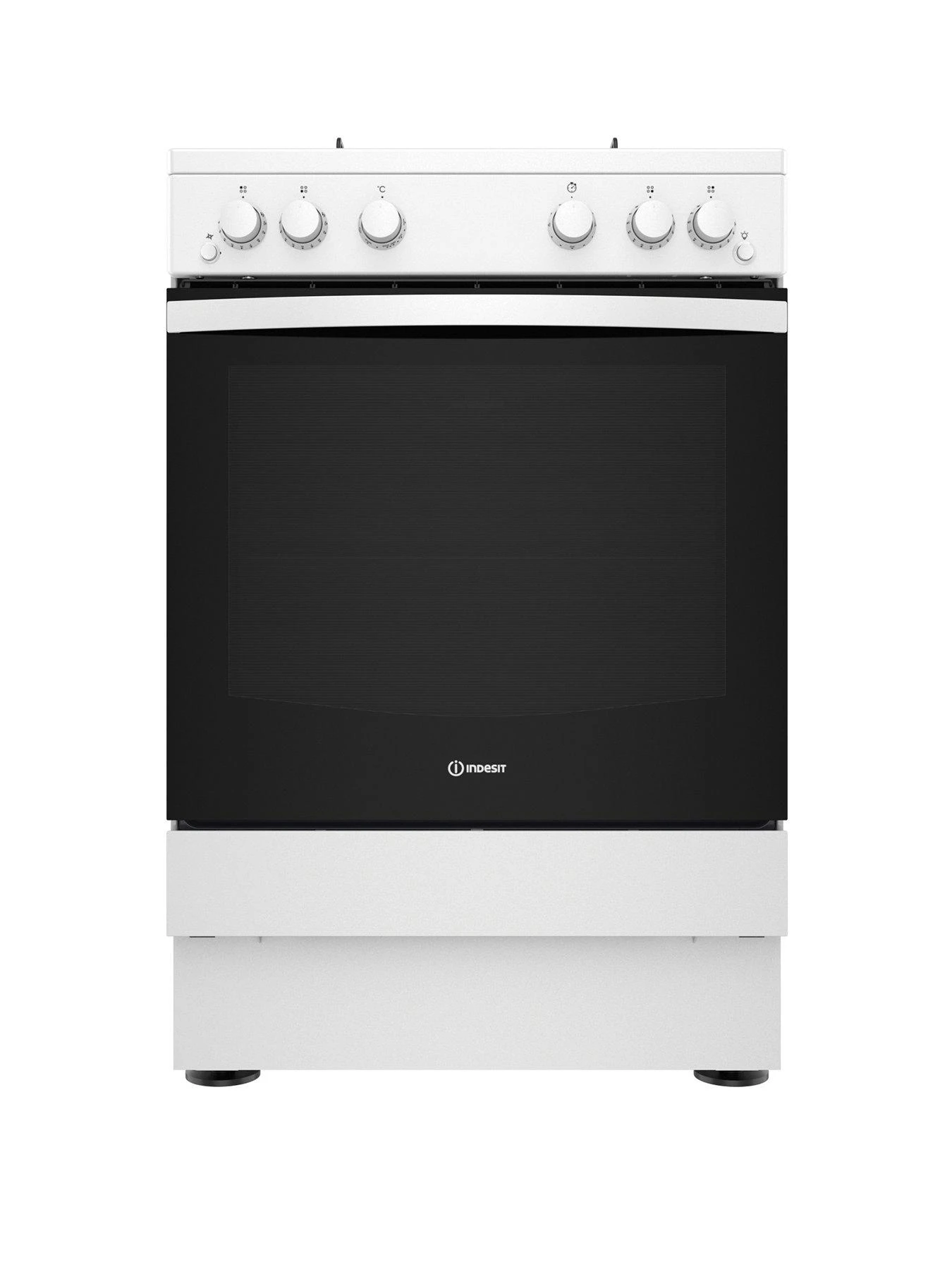 Indesit IS67G1PMW 60cm, Single Dual Fuel Cooker With Gas Hob - White 3 Indesit IS67G1PMW 60cm, Single Dual Fuel Cooker With Gas Hob - White
