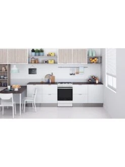 Indesit IS67G1PMW 60cm, Single Dual Fuel Cooker With Gas Hob - White 11 Indesit IS67G1PMW 60cm, Single Dual Fuel Cooker With Gas Hob - White -Appliance Pro VFDYY SQ3 0000000013 WHITE SLd1
