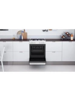 Indesit IS67G1PMW 60cm, Single Dual Fuel Cooker With Gas Hob - White 12 Indesit IS67G1PMW 60cm, Single Dual Fuel Cooker With Gas Hob - White -Appliance Pro VFDYY SQ4 0000000013 WHITE SLd2