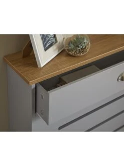 Lloyd Pascal Henley Mini Radiator Cover Grey/oak -Appliance Pro VFE2E SQ6 0000000311 GREY OAK SLd3