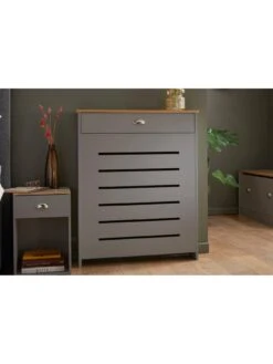 Lloyd Pascal Henley Mini Radiator Cover Grey/oak -Appliance Pro VFE2E SQ7 0000000311 GREY OAK RSr1