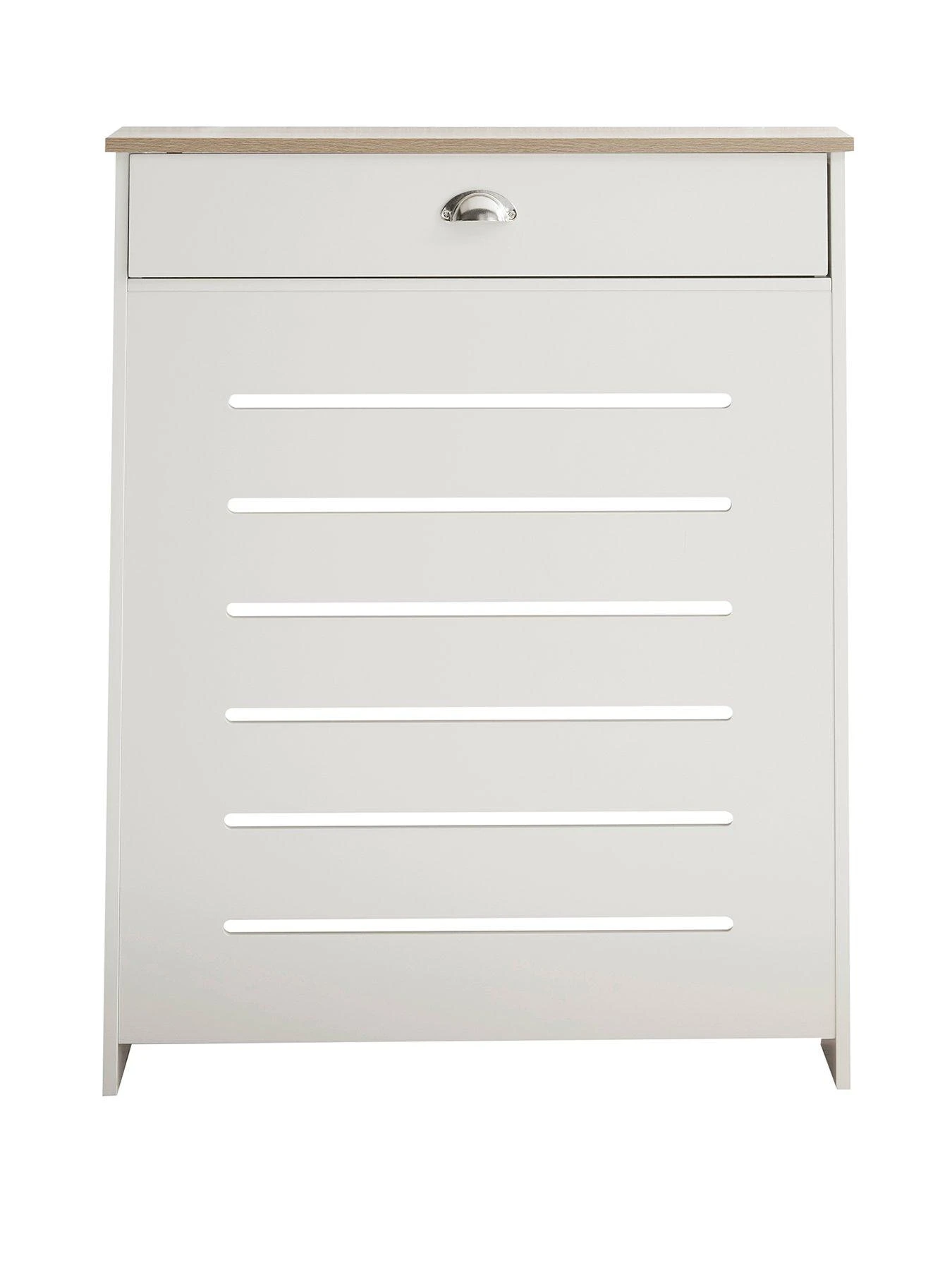 Lloyd Pascal Henley Mini Radiator Cover Cream/oak 4 Lloyd Pascal Henley Mini Radiator Cover Cream/oak - Image 2