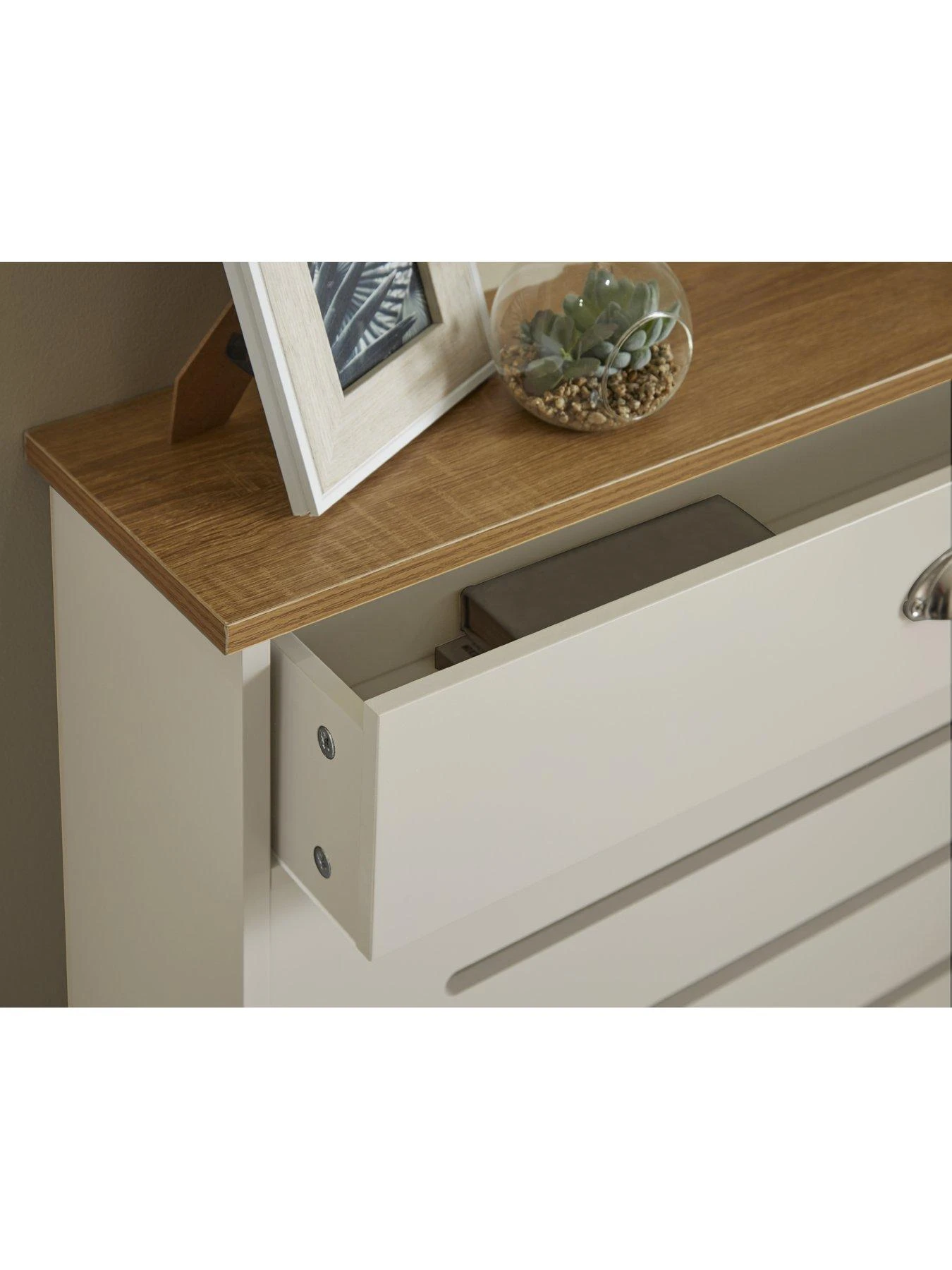 Lloyd Pascal Henley Mini Radiator Cover Cream/oak 8 Lloyd Pascal Henley Mini Radiator Cover Cream/oak - Image 6