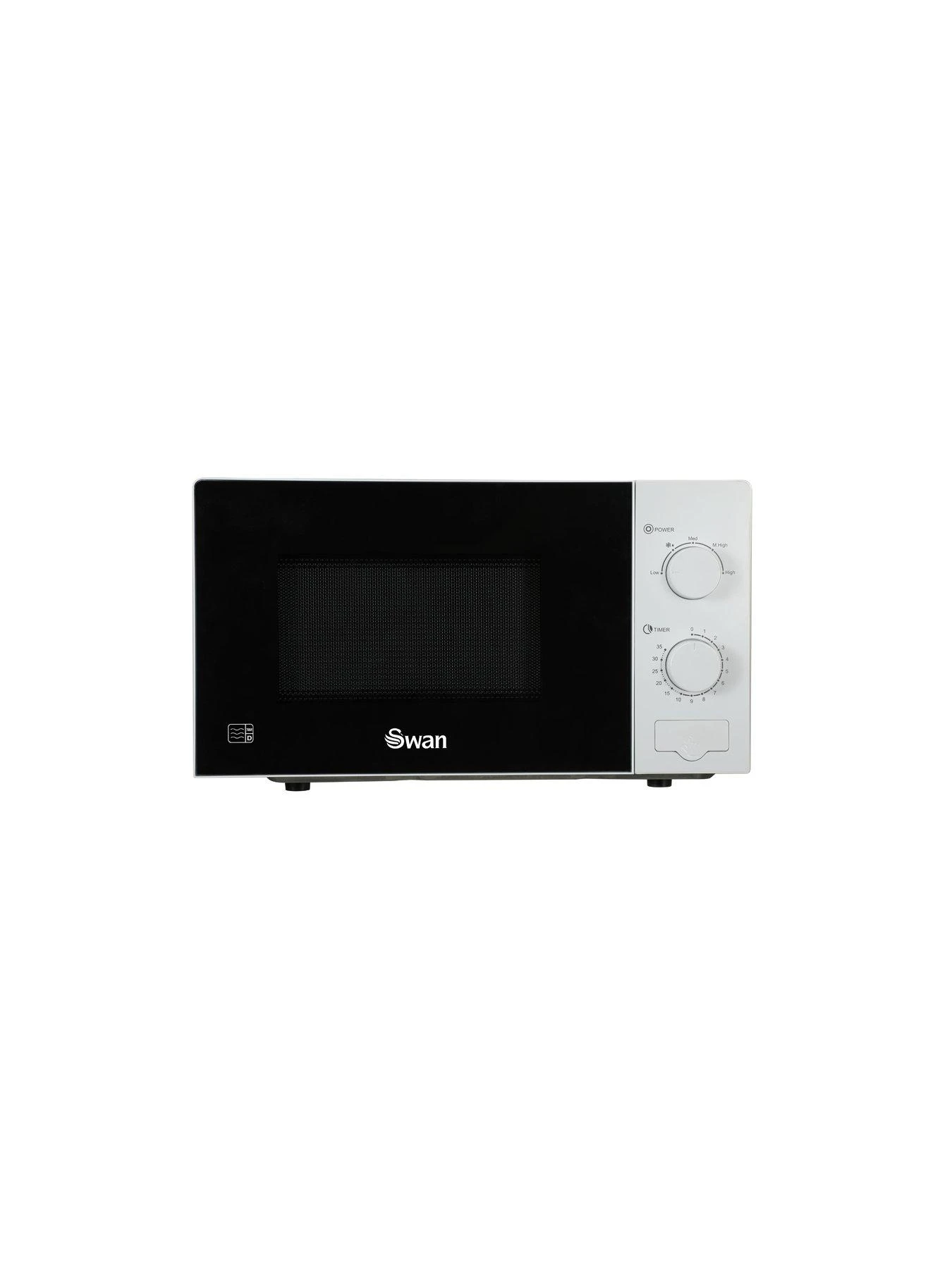 Swan 20L 700W Manual Microwave- White 4 Swan 20L 700W Manual Microwave- White - Image 2